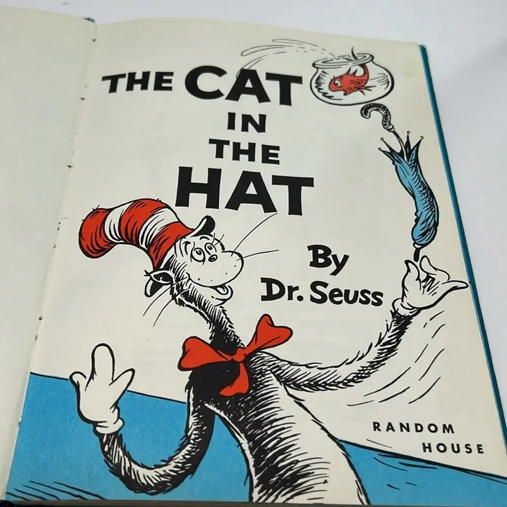 Dr. Seuss Set of 2 Hard Cover Books: Cat in the Hat & Summer